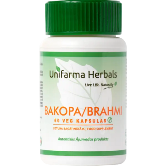 Unifarma Herbals Bacopa 60 veg_caps Unifarma Herbals