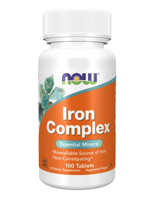 NOW Foods - Iron Complex - 100 tablets Now Foods