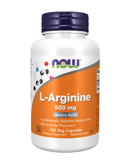 NOW Foods - L-Arginine, 500mg - 100 capsules Now Foods