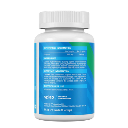 Vplab L-Lysine 1000mg 90 caps Vplab